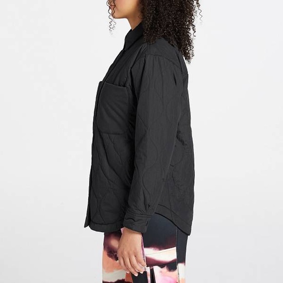 Alpine Design quilt shirt jacket Pure Black Eco dry women’s medium NWT $100 Ski - Picture 4 of 9